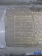 28" x 144" Axelson #25, engine lathe, 18" swing over cross slide, 4-jaw 21" chuck, chip pans, 20 HP, #57768 - Image 3