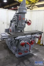 Kearney & Trecker #320TF-16, vertical mill, 16" x72" table, power draw bar, forward/reverse, #71081 - Image 1