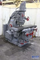 Kearney & Trecker #320TF-16, vertical mill, 16" x72" table, power draw bar, forward/reverse, #71081 - Image 2
