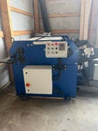 44" Kentex coil slitter, 28 gauge, 6 knives, new controls - Image 1