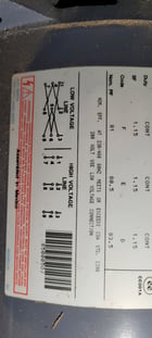 30 HP 1760/1445 RPM A.O. Smith A O Smith E-plus 7-850005-01-OJ, Frame S286T, DP, 200-460 Volts, 50/60 - Image 3
