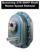 Browning #207SMTP, Helical shaft mount speed reducer, tapered bore, new - Image 1
