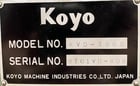Koyo #KVD-3005, CNC double disc grinder, 12" grinding wheel diameter, 1500 RPM,S44191 - Image 4