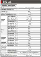 Kawasaki, BX250L, robot, F02 Control, 250 Kg, Teach pendant, cables, brand new, warranty - Image 3