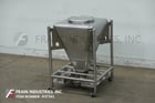 7 cu.ft., Tote Systems, 316 Stainless Steel tote / bin, 30" L x 30" W x 44" D vessel, 18" dia manway w/clamp - Image 5