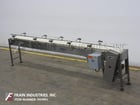 10" wide x 11.1' long, Van Pak, Stainless Steel flexlink table top conveyor - Image 1