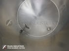 226 gallon Chem Tek, 304 Stainless Steel single wall tank, 38" diameter x 47" straight wall, lift up lid - Image 2