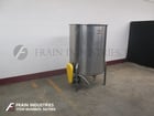 226 gallon Chem Tek, 304 Stainless Steel single wall tank, 38" diameter x 47" straight wall, lift up lid - Image 3