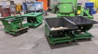 Roura bins, 37" x 51" taper down to 11" x 23", mechanical hopper release - Image 1