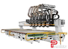 Onsrud #244E, CNC router, (2) 60" x 120" table, 82" X, 340" Y, 12" Z, 18 HP, 24000 RPM, 12 side mount tool - Image 5