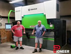 110 Ton, Ermaksan #Evo-III, 8.5' OA, 10.8" stroke, 16" throat, Delem DA-69T, 4-Axis Back Gauge - Image 2