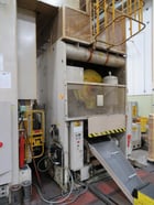 176 Ton, Aida #NC2-160(1), double crank gap frame press, 5.12" stroke, 12.4" Shut Height, 40-85 SPM, air - Image 4