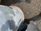 Oneida Air Systems #XXK050346, Cyclone w/After-filter Plenum, 2" SP, 5 HP, 8" inlet, (10) filter bags, 1997 - Image 4