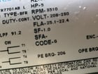 Oneida Air Systems #XXK050346, Cyclone w/After-filter Plenum, 2" SP, 5 HP, 8" inlet, (10) filter bags, 1997 - Image 8