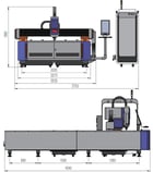 Fiber Laser 3000 watt flatbed open CNC Laser- FINANCING AVAIL. We sell ALL MAJOR Fiber laser manufacturers - Image 4