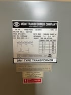 225 KVA 480 Primary, 208Y/120 Secondary, MGM Transformer - Image 2