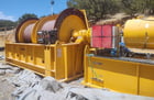 7.5 Ton, Timberland Mine Hoist, unused surplus, 15000 lb line pull, 2 drum balanced load over under, 48" dia. - Image 9