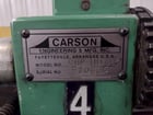 4-1/8" x 48" Carson #CHP-1H, tube end punch forming machine, hydraulic, #17891 - Image 2
