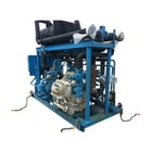 15 Ton, Mycom Nutemp, Water Cooled Indoor Chiller Skid, 75 HP compressor, 1992 - Image 2
