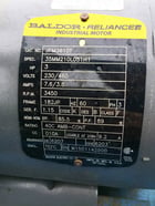 15 Ton, Mycom Nutemp, Water Cooled Indoor Chiller Skid, 75 HP compressor, 1992 - Image 7