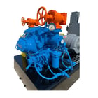 100 HP Vilter 448, 8-Cylinder Reciprocating Compressor Package, Belt Driven, 460 V, 1200 RPM, 320/162 psig - Image 2