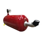 15 Gallons, Vilter A934700, Horizontal Oil Separator, 10" diameter x 32" L Tank, 250 PSIG @ 400F - Image 2