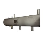 65 gallon Morfab Company, Unused Horizontal Ammonia Thermosyphon Vessel, 16" diameter x 74" L Tank, 250 PSI - Image 2