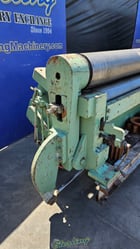 12' x 5/16" Bertsch #8-B, initial pinch power roll, 10.5" roll diameter, 6-12 FPM, rear roll geared & lower - Image 3