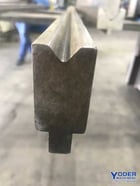121" L, Female press brake die, 121" L x 1" W x 1-3/4" H, 1/2" die opening, 1/2" tang, #73404 - Image 3