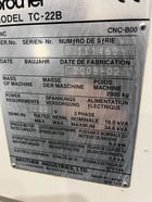 Brother #TC-22B, CNC B00,17.7" x19.7", #30,16000 RPM, 2755 IPM, 27 ATC, thru spindle coolant, HPP coolant - Image 9