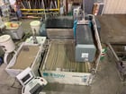 Flow #Mach-3-1313B, waterjet, 4.2' x 4.2' table, 50 HP, 60000 psi, 5-Axis, 2013 - Image 1