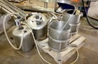 Portable Tanks and Pumps, (4) Tanks, (3) Pumps, (3 available) Stands - Image 3