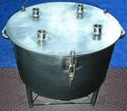 25 gallon Stainless Steel Tank, (3) Lid retaining clamps. (2 available) Handles - Image 4