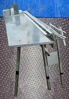 Stainless Steel Table Top Conveyor Extension with Work Table, 75 HP, 120" L x 21" width work table, 1-5/8" - Image 5