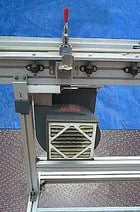 1.75" wide x 9.1' long, Hoppmann, Air Conveyor, 1/3 HP, 41-1/2" infeed H, 45" discharge H - Image 9