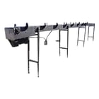 15" wide x 20' 4" long, Packaging Equipment, Conveyor Table Top, 0.5 HP, 3" diameter Sprocket, 3/4" Pitch - Image 1