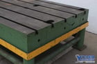154" x 57" x 12", t-slotted floor plate/tabl, cast iron construciton, #76549 - Image 2