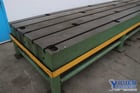154" x 57" x 12", t-slotted floor plate/tabl, cast iron construciton, #76549 - Image 5