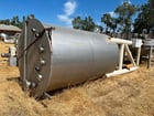 2500 gallon l & a stainles & A Stainless, 304 Stainless Steel tank, 6' dia. x 10' straight side, 5' cone - Image 1