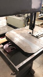 24" x 10" Grob #NS24, vertical band saw, 1 HP, 1" width blade, S/N 1936 - Image 5
