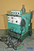 Linde #LLCC-305, union carbide tig/mig welder, soft start, remote foot pedal, #50242 - Image 1