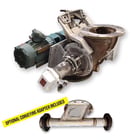 10" Flo-tronics, Stainless Steel Side-entry Rotary Feeder, 3 HP, 22" line H, 230/460 V, 13 RPM - Image 1