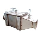 Stainless Steel plate fin heat exchanger, (2) 25" L x 10" W finned inserts, low pressure drops - Image 2