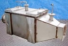 Stainless Steel plate fin heat exchanger, (2) 25" L x 10" W finned inserts, low pressure drops - Image 4