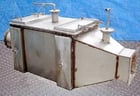 Stainless Steel plate fin heat exchanger, (2) 25" L x 10" W finned inserts, low pressure drops - Image 5