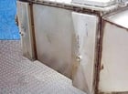 Stainless Steel plate fin heat exchanger, (2) 25" L x 10" W finned inserts, low pressure drops - Image 6