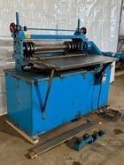 Miller Moorehead 48" x 4" diameter Arbors, Miller-Moorehead #4800, sheet slitter - Image 2