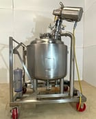 35 gallon ITT, Sanitary Stainless Steel Pharmaceutical Reactor, 0.5 HP, 24" diameter x 20" T/T, 30 psig @ 250 - Image 1