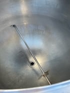 200 gallon Lee Metal Products, Jacketed Kettle, Stainless Steel, 48" diameter, 74" H, 90 psi @ 330 F jacket - Image 3