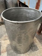 60 gallon Stainless Steel Drum, 24" diameter x 32" T/T - Image 1